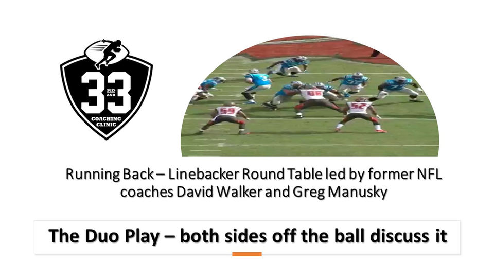 The Duo Play - both sides of the ball discuss it